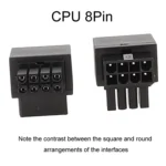 Motherboard CPU 8Pin Power Steering Connector Interface Steering Header 90 Degree Adaptor - Image 3