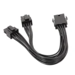 8P Female To Dual 6+2Pin Male Graphics Card Power Cable 8P To Dual 8P 1 To 2 Power Adapter Cable - Image 2