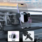 Automotive Navigation Bracket Car Air Vent Phone Fixed Support Clip - Image 7