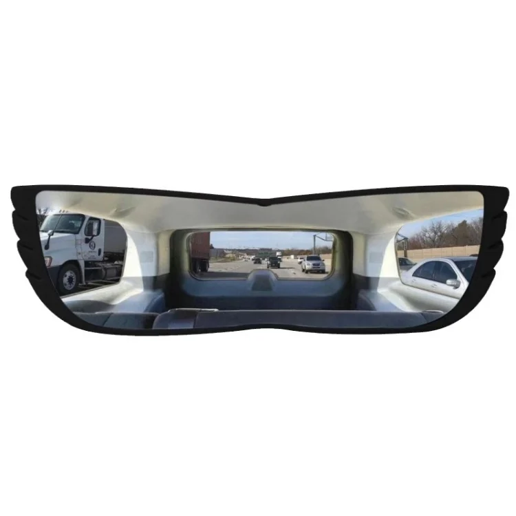 TBD06044577_1.webp Wide-Angle Rearview Mirror Reduce Blind Spots Fits Most Cars SUVs - Image 2