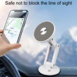 Automotive Magnetic Cell Phone Holder Car Dashboard Navigation Fixed Support Clip - Image 9