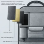 Multifunction Car Seat Back Storage Bag Seat Back Pocket Car Utility Storage Hanging Bag - Image 6