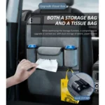 Multifunction Car Seat Back Storage Bag Seat Back Pocket Car Utility Storage Hanging Bag - Image 9