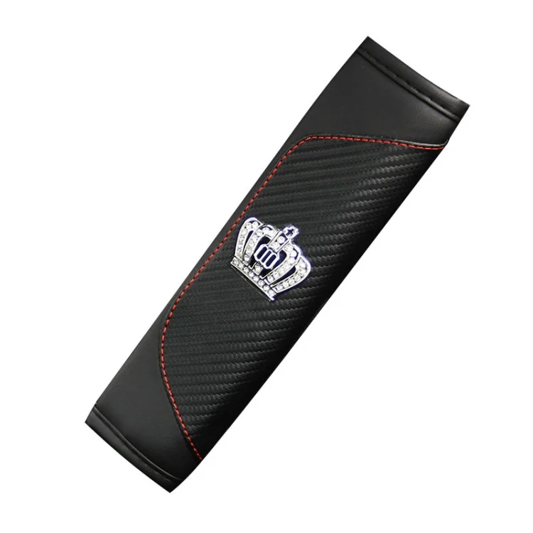 TBD06044751_B2.webp Car Seat Belt Cover Carbon Fiber Leather Auto Seat Shoulder Protection - Image 3