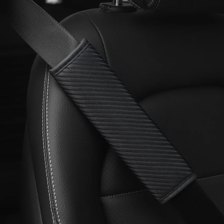TBD0604475401A_1.webp 3D Striped Mesh Car Seat Belt Cover Shoulder Pads - Image 3
