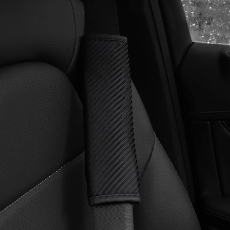TBD0604475401A_2.webp 3D Striped Mesh Car Seat Belt Cover Shoulder Pads - Image 4