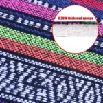 Ethnic Style Linen Car Seat Belt Cover Shoulder Pads - Image 4