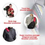 Ethnic Style Linen Car Seat Belt Cover Shoulder Pads - Image 6