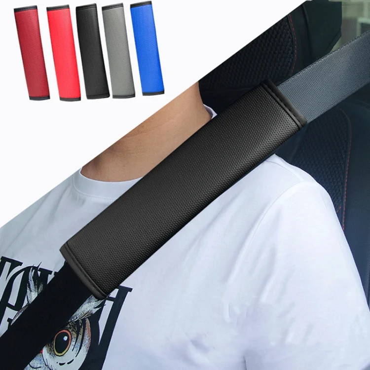 TBD06044764_B1.webp Skin Feeling Car Leather Seat Belt Cover Shoulder Pads - Image 2
