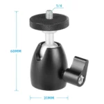 Q39 360 Degree Rotating Ball Tripod Projector Shooting Heads Accessories Cell Phone DSLR Camera Heads - Image 3