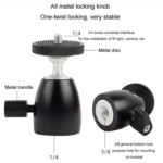Q39 360 Degree Rotating Ball Tripod Projector Shooting Heads Accessories Cell Phone DSLR Camera Heads - Image 5