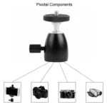 Q39 360 Degree Rotating Ball Tripod Projector Shooting Heads Accessories Cell Phone DSLR Camera Heads - Image 6