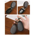 Universal Large Capacity Car Multifunctional Leather Key Storage Bag - Image 5