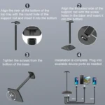 New Bee Dual Output Colorful Headset Display Rack HUB Expansion Headphone Holder - Image 7