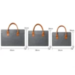 Oxford Cloth Lightweight Portable Laptop Bag With PU Handle - Image 4