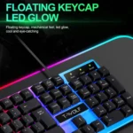 T-WOLF TF230 Colorful Light Effect Game Office Computer Wired Keyboard and Mouse Kit - Image 5