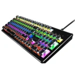 T-WOLF T75 104 Keys Adjustable RGB Light Computer Game Wired Mechanical Keyboard - Image 2