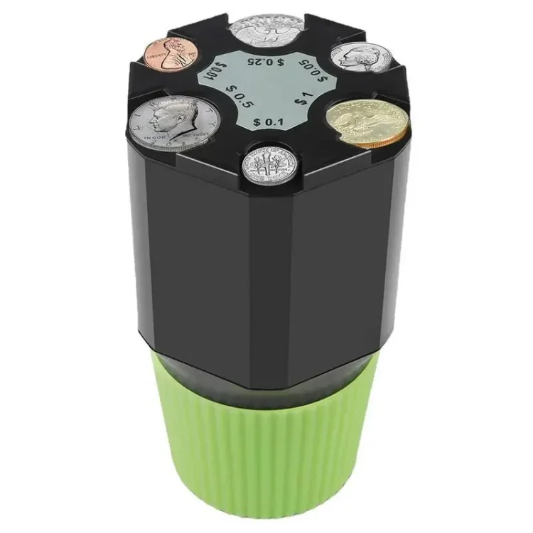 TBD06045362_1.webp Car Piggy Bank Dollar Coins Desktop Storage Counting Box - Image 2