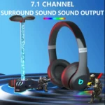 RGB Lighted Headphone Stand With Ambient Light USB Expansion Port Headphone Display Bracket - Image 4