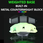 RGB Lighted Headphone Stand With Ambient Light USB Expansion Port Headphone Display Bracket - Image 9