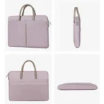 Oxford Cloth Laptop Bag Mens Womens Briefcase with PU Handle - Image 4