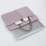 Oxford Cloth Laptop Bag Mens Womens Briefcase with PU Handle - Image 9