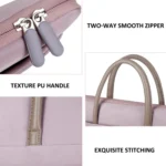 Oxford Cloth Laptop Bag Mens Womens Briefcase with PU Handle - Image 10