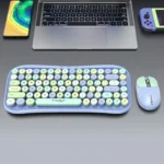 T-WOLF TF660 2.4G+5.0 Bluetooth Dual-Mode Retro Wireless Keyboard And Mouse Set - Image 9