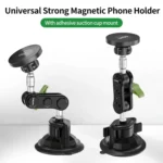 Lanparte Magnetic Car Phone Holder Adjustable Suction Cup Navigation Stand - Image 3
