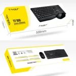 T-WOLF TF-100 2.4G Bluetooth Laptop Office Wireless Keyboard and Mouse Set - Image 11