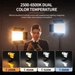 Pixel P30 20W 2500-6500K 2400Lux Dual Color Temperature Photography Fill Light - Image 4