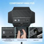 Pixel P30 20W 2500-6500K 2400Lux Dual Color Temperature Photography Fill Light - Image 8