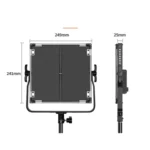 Pixel K80 RGB 45W 2600-10000K 552 LEDs Photography Fill Light Panel Lamp With LCD Display,US Plug - Image 3