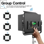 Pixel K80 RGB 45W 2600-10000K 552 LEDs Photography Fill Light Panel Lamp With LCD Display,US Plug - Image 5