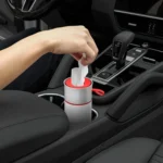 BEN.JACK Cylindrical Car Water Cup Holder Tissue Box - Image 5