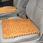 44x44cm Summer Car Pure Wood Beads Square Seat Cushion