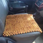44x44cm Summer Car Pure Wood Beads Square Seat Cushion - Image 4