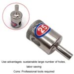 25mm Car Floor Mat Special Electric Drill Punch Accessories - Image 4