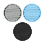 3pcs 7cm Car Diamond-free Water Coaster Interior Anti-slip Mat - Image 2