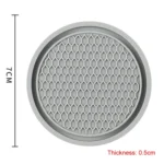 3pcs 7cm Car Diamond-free Water Coaster Interior Anti-slip Mat - Image 3