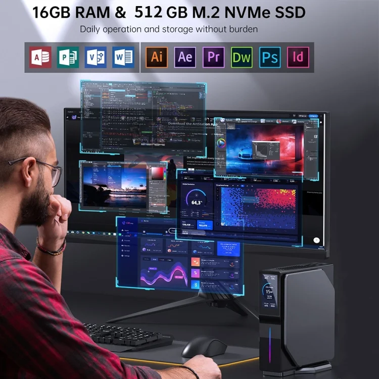 TBD06046048_B9.webp S1 Intel Alder Lake N150 WIFI 6+BT4.2 Office Home Mini PC Win11 DDR4 3200MHz - Image 10