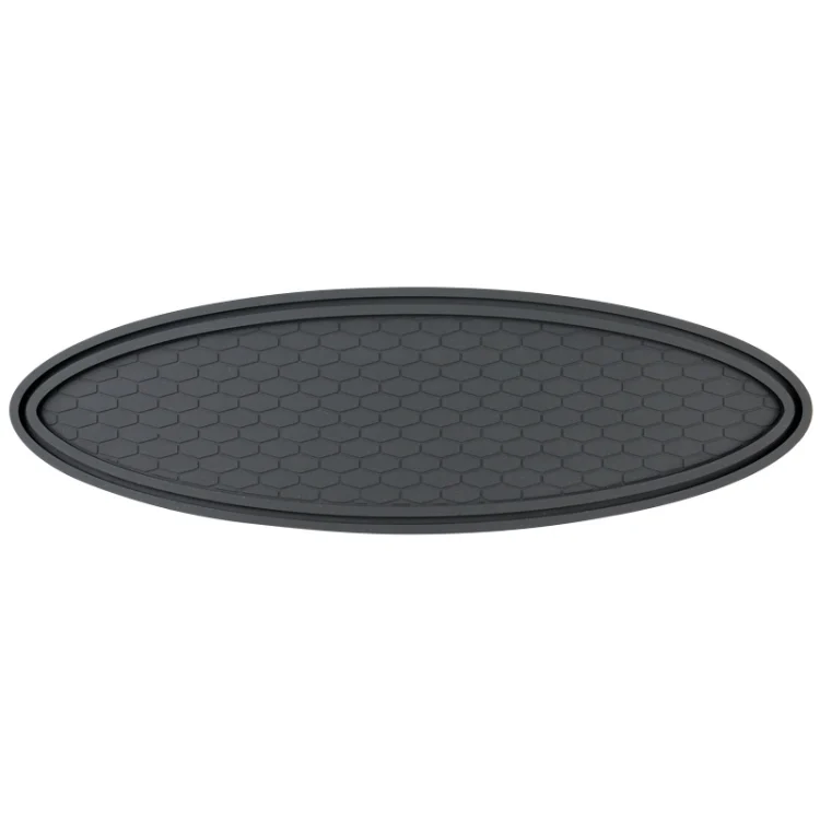 Car Center Console Ornaments Oval Anti-slip Mat