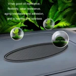 Car Center Console Ornaments Oval Anti-slip Mat - Image 4