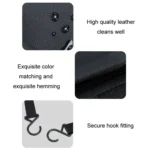 Car Seat Storage Mesh Pocket Hanging Storage Bag Tissue Box - Image 5