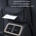 Car Seat Storage Mesh Pocket Hanging Storage Bag Tissue Box - Image 7