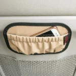 Car Instrument Console Adhesive Net Pocket Storage Hanging Bag - Image 4