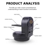 Desiontal YT-800 Cell Phone Camera Remote Control Gimbal 360 Rotation Panoramic Shooting Stabilizer - Image 6