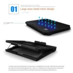 NUOXI S200C Laptop Silent Radiator Multi-level Adjustable Metal Bracket Base - Image 4