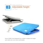 NUOXI S200C Laptop Silent Radiator Multi-level Adjustable Metal Bracket Base - Image 6