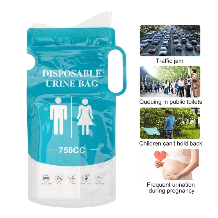 TBD06046318_B8.webp 4pcs /Pack Car Disposable Emergency Rapid Coagulation Urine Bag Traffic Jam Pee Bag - Image 9